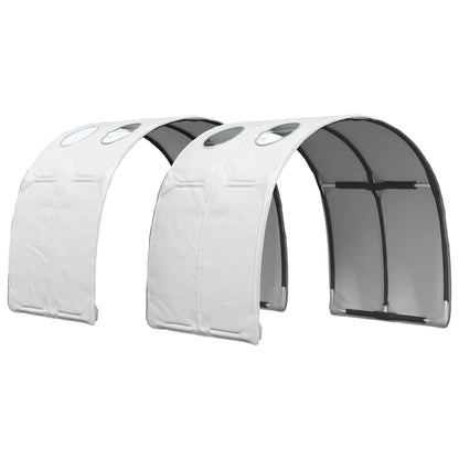 vidaXL Bed with Tunnel 3 pcs Sonoma Oak and White Engineered Wood
