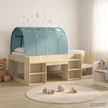 vidaXL Kids'High Bed Frame with Storage 3 pcs Engineered Wood