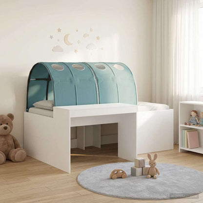 vidaXL Bed with Tunnel 4 pcs Artisian Oak and Light Blue