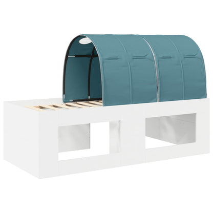 vidaXL Bed with Tunnel 4 pcs Artisian Oak and Light Blue