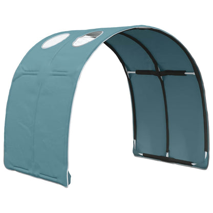 vidaXL Bed with Tunnel 3 pcs Sonoma Oak and Light Blue Engineered Wood