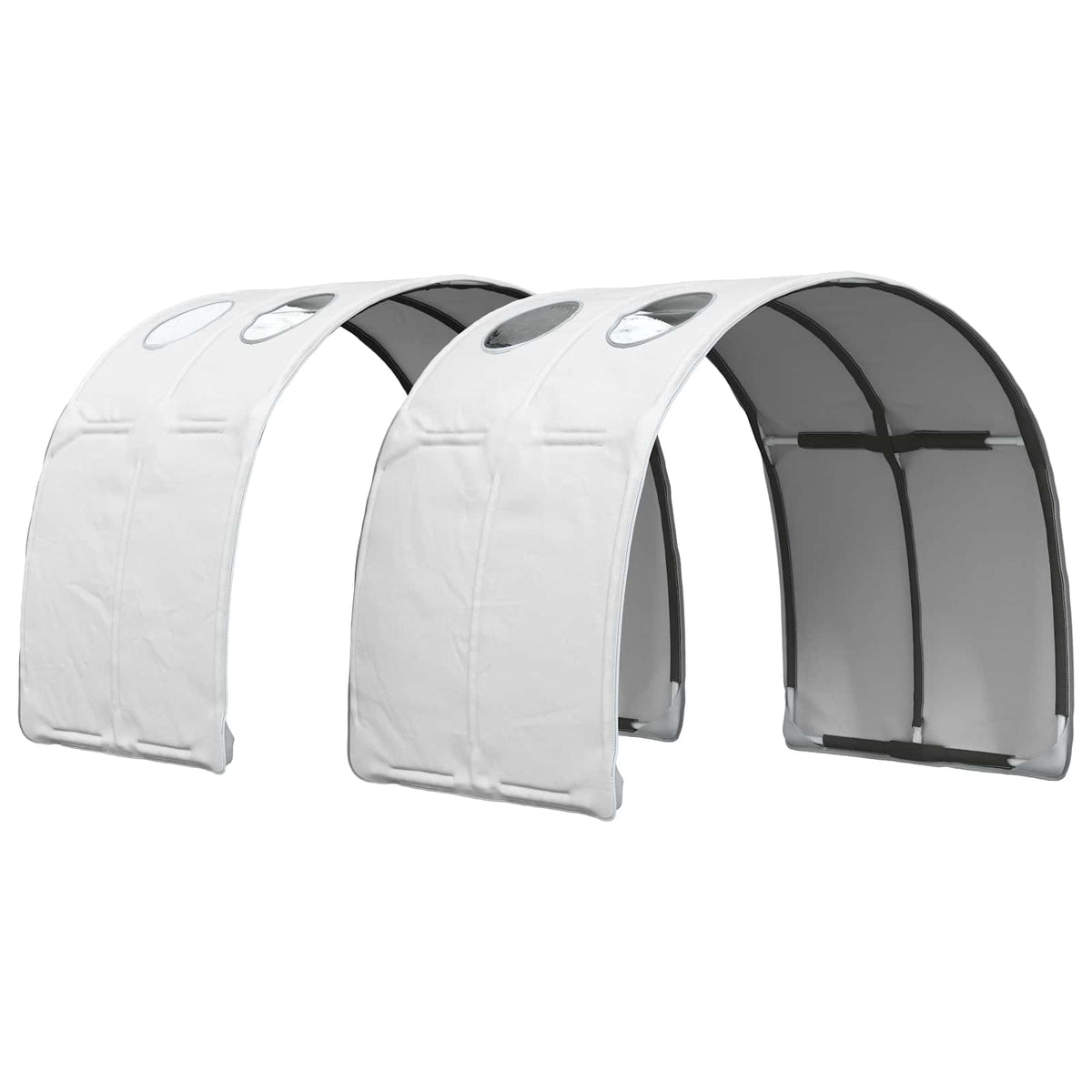vidaXL Bed with Tunnel 3 pcs Sonoma Oak and White Engineered Wood