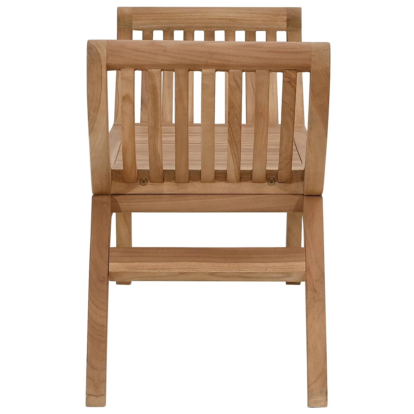 vidaXL Garden Bench 2 -Seater 126 cm Solid Teak Wood Natural