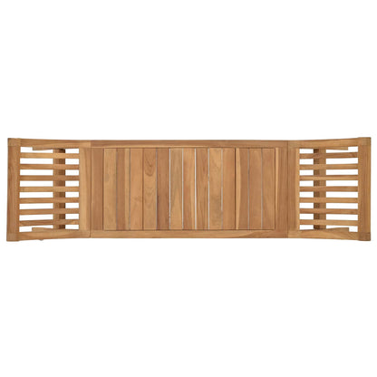 vidaXL Garden Bench 2 -Seater 126 cm Solid Teak Wood Natural