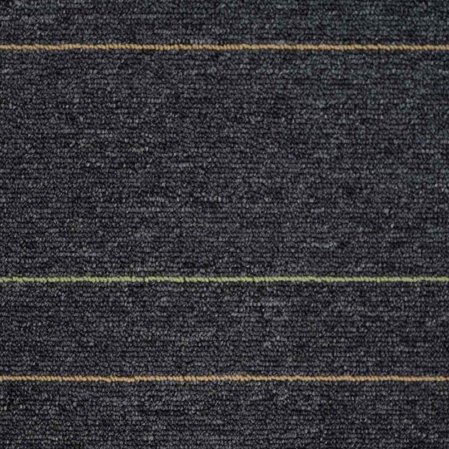 vidaXL Carpet Tile Dark Grey with Stripes 50 x 50 cm 36 pcs
