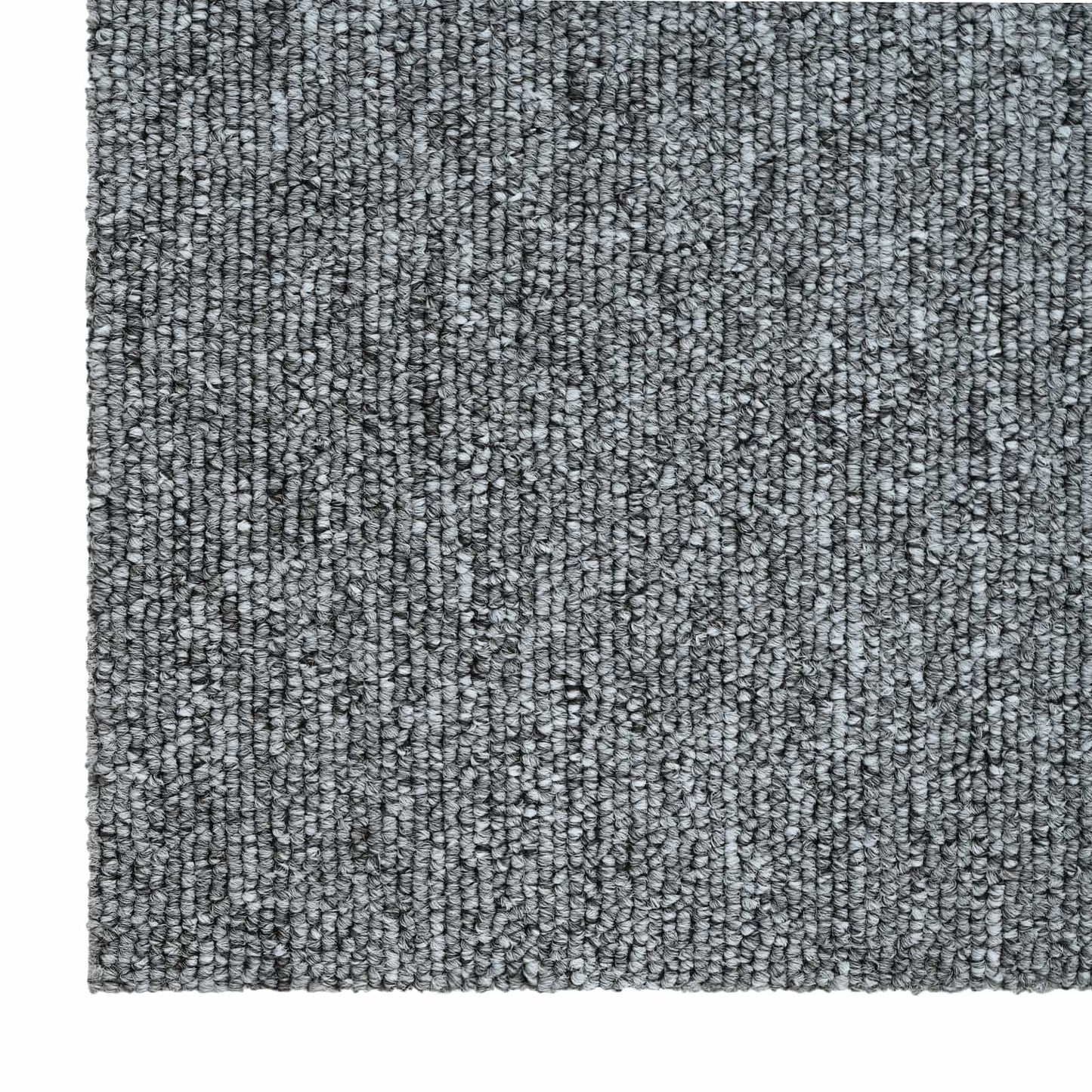 vidaXL Carpet Tile Light Grey 50 x 50 cm 20 pcs PP and Bitumen