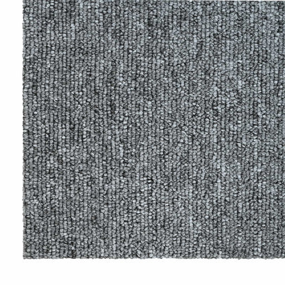 vidaXL Carpet Tile Light Grey 50 x 50 cm 36 pcs PP and Bitumen