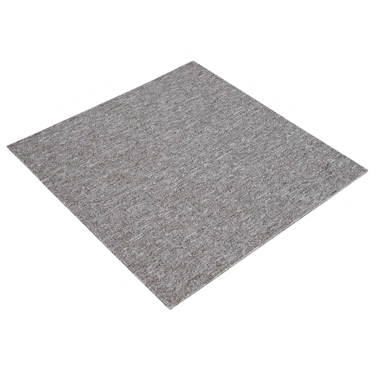 vidaXL Carpet Tile Brown 50 x 50 cm 20 pcs PP and Bitumen