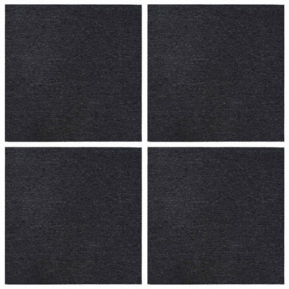vidaXL Carpet Tile Dark Grey 50 x 50 cm 4 pcs PP and Bitumen