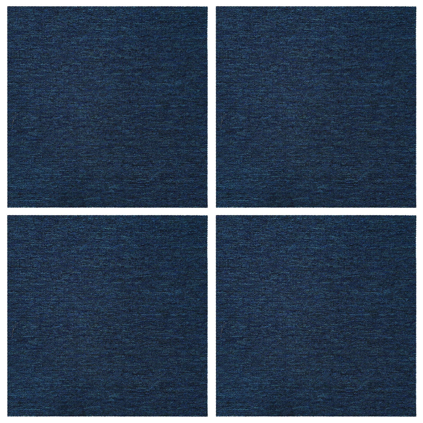 vidaXL Carpet Tile Blue 50 x 50 cm 4 pcs PP and Bitumen