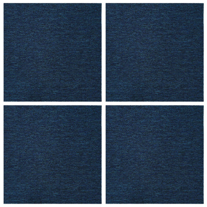 vidaXL Carpet Tile Blue 50 x 50 cm 4 pcs PP and Bitumen