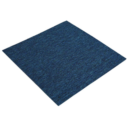 vidaXL Carpet Tile Blue 50 x 50 cm 20 pcs PP and Bitumen