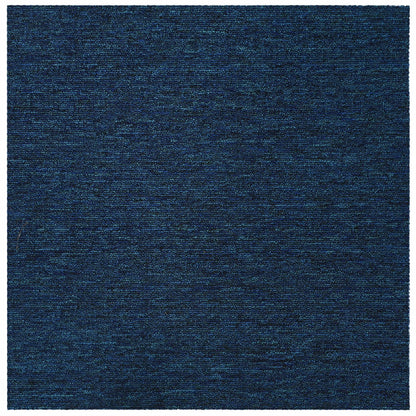 vidaXL Carpet Tile Blue 50 x 50 cm 36 pcs PP and Bitumen