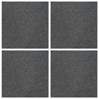 vidaXL Carpet Tile Medium Grey 50 x 50 cm 4 pcs PP and Bitumen
