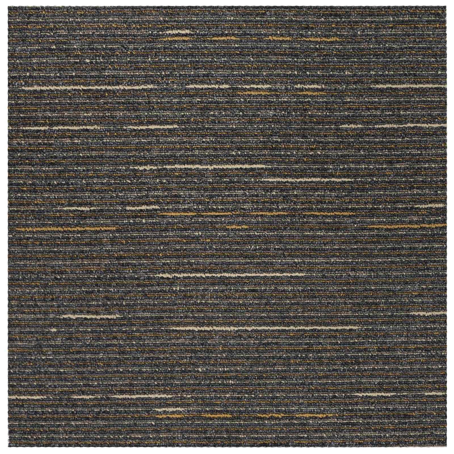 vidaXL Carpet Tile Striped Light Brown 50 x 50 cm 4 pcs PP and Bitumen