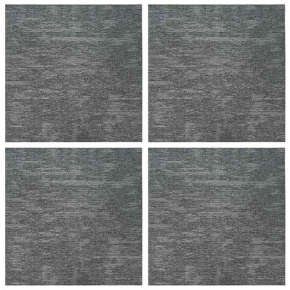 vidaXL Carpet Tile Rock Grey 50 x 50 cm 4 pcs PP and Bitumen