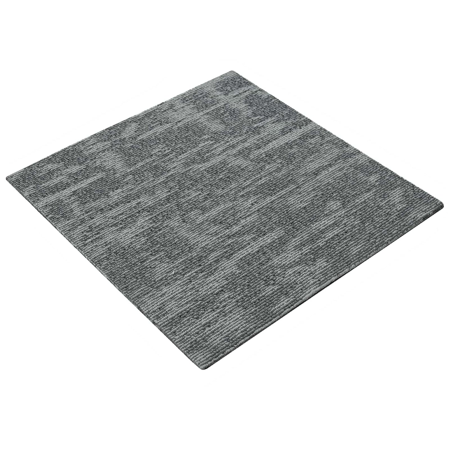 vidaXL Carpet Tile Rock Grey 50 x 50 cm 20 pcs PP and Bitumen