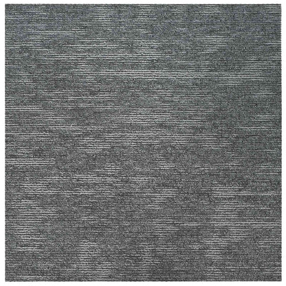 vidaXL Carpet Tile Rock Grey 50 x 50 cm 36 pcs PP and Bitumen