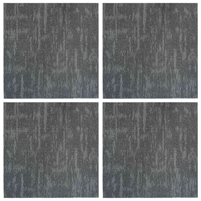 vidaXL Carpet Tile Concrete Grey 50 x 50 cm 4 pcs PP and Bitumen