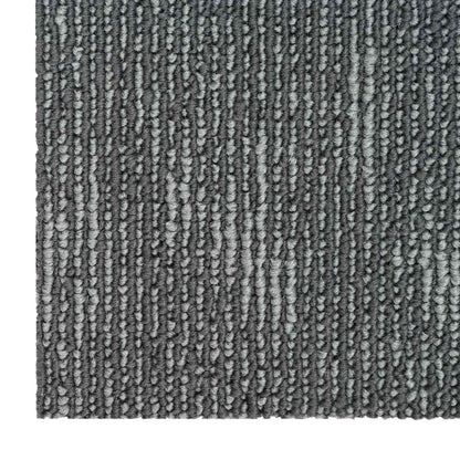 vidaXL Carpet Tile Concrete Grey 50 x 50 cm 20 pcs PP and Bitumen