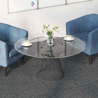 vidaXL Carpet Tile Concrete Grey 50 x 50 cm 20 pcs PP and Bitumen