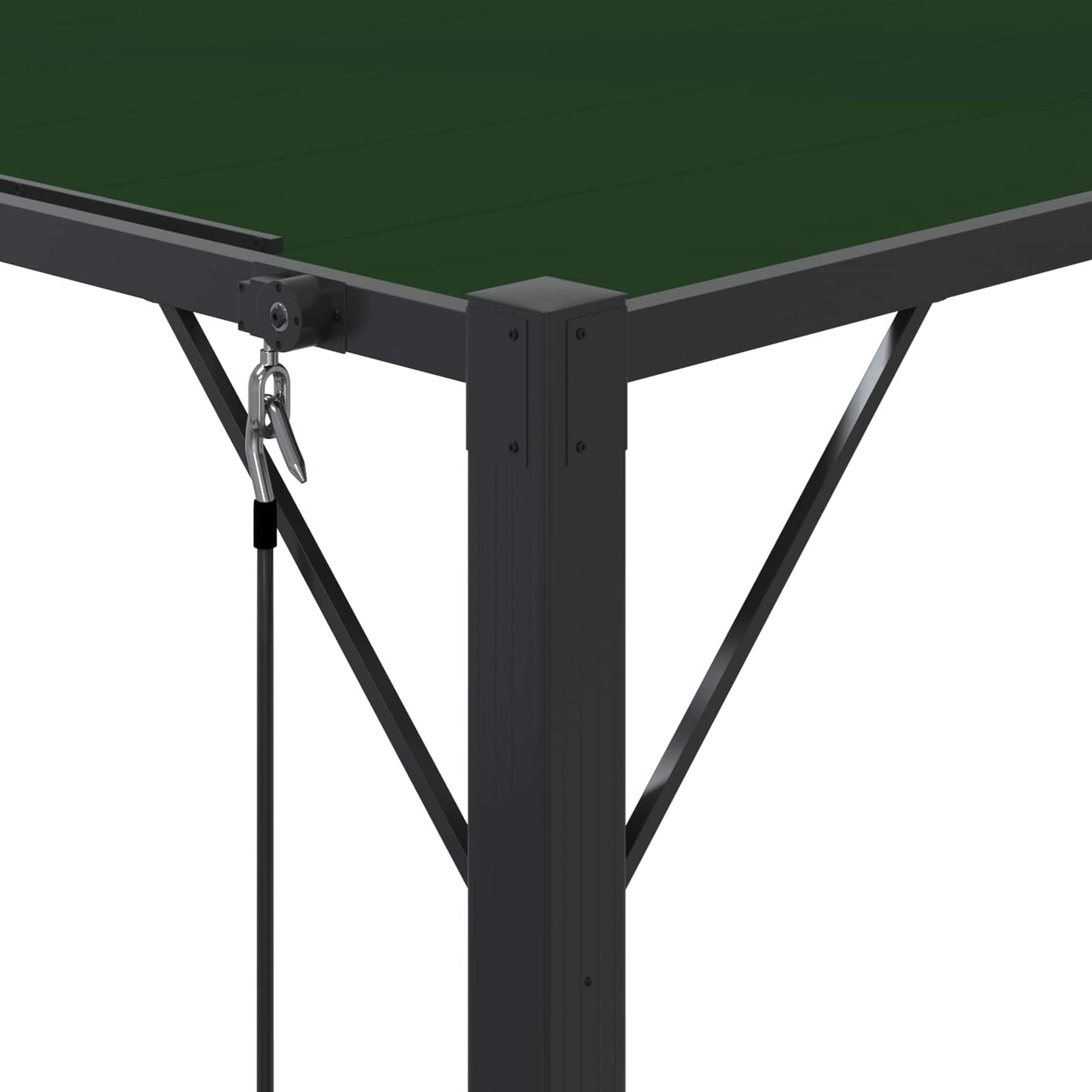 vidaXL Gazebo with Louvered Roof Green 3 x 4 x 2.14 m