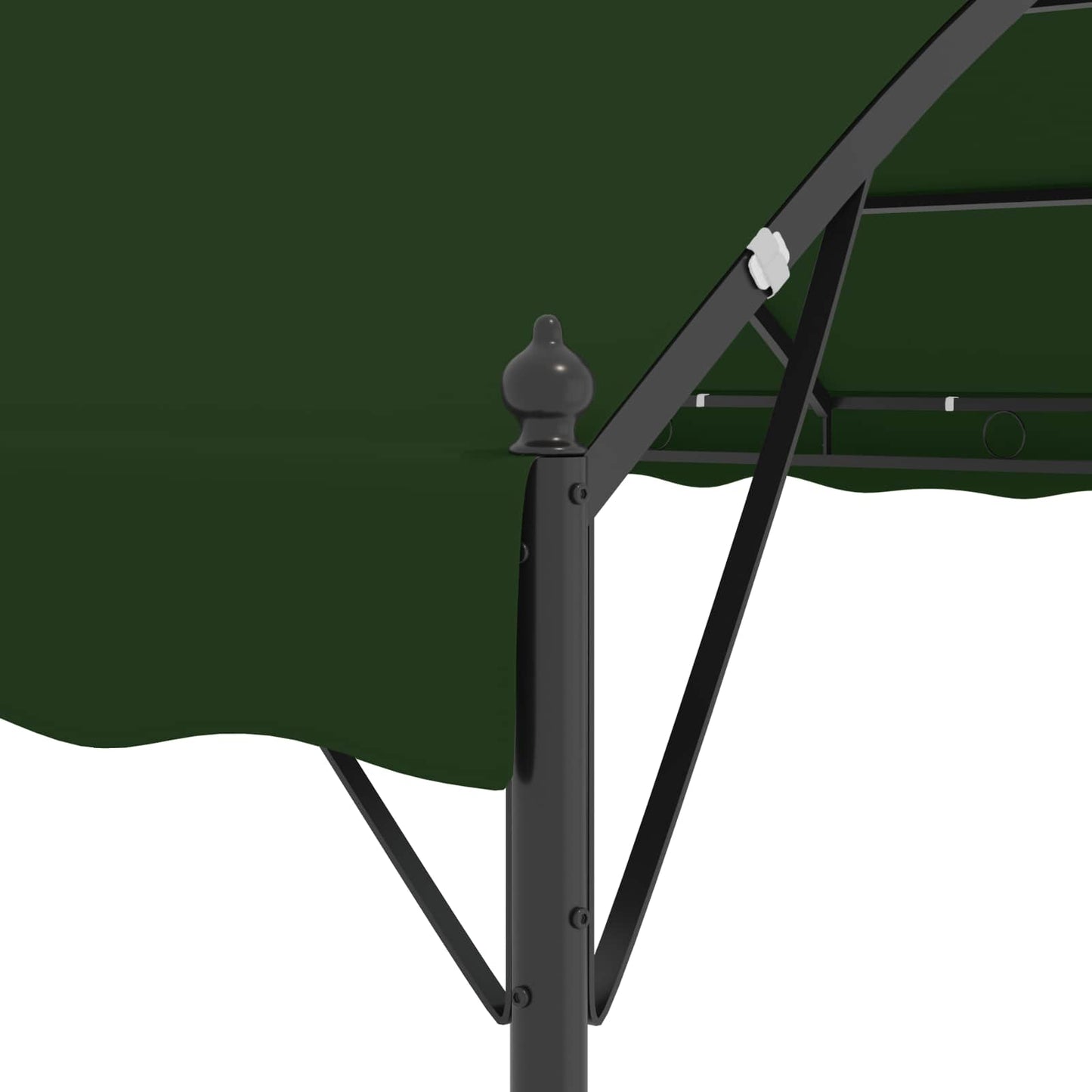 vidaXL Gazebo 4 x 3 x 2.6 m Green Polyester and Steel