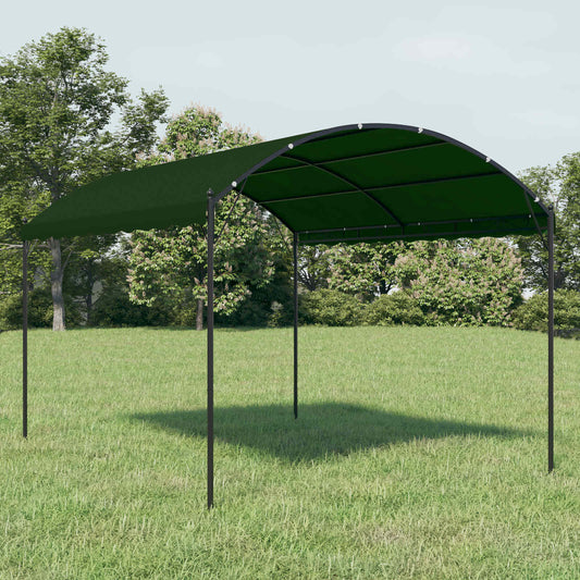 vidaXL Gazebo 4 x 3 x 2.6 m Green Polyester and Steel
