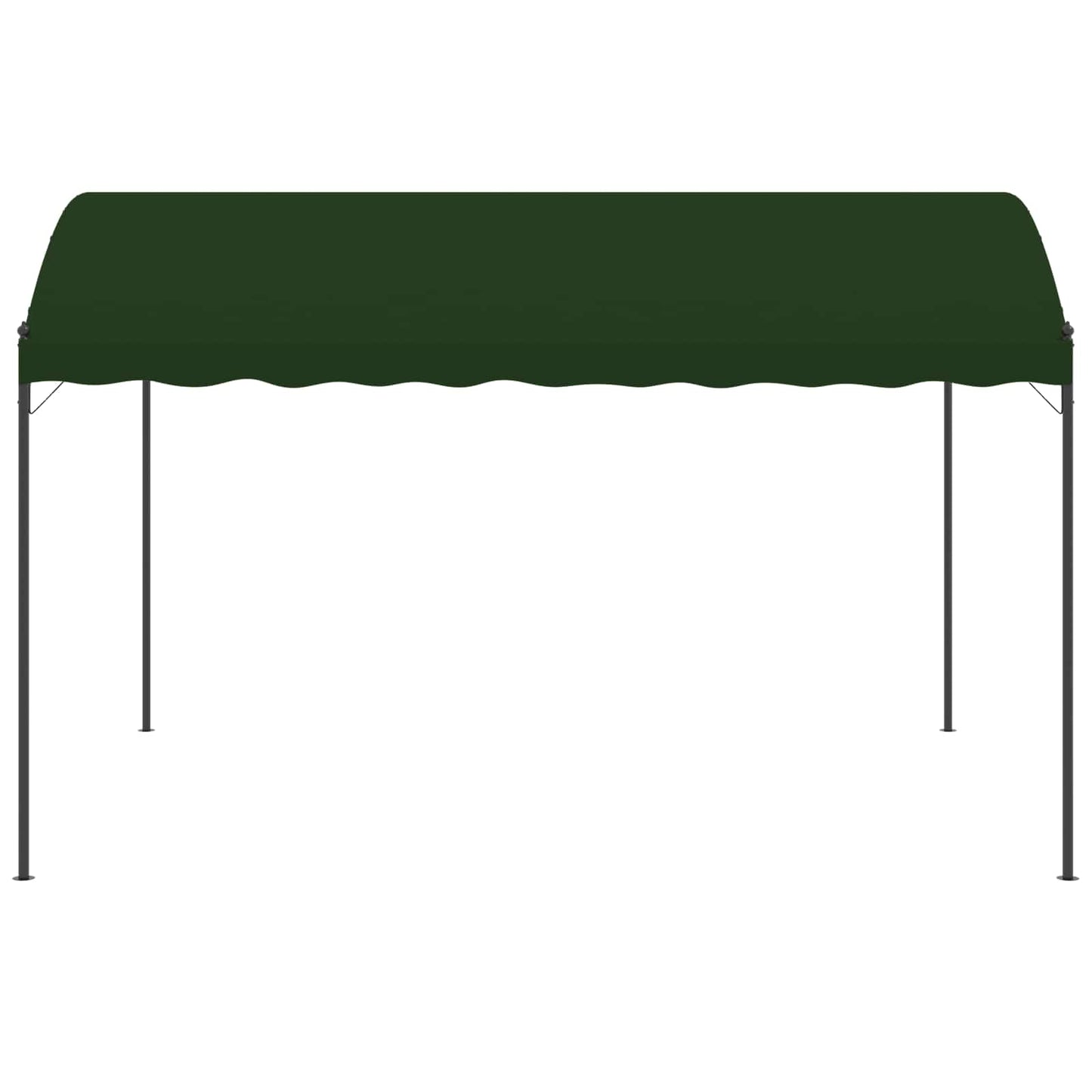vidaXL Gazebo 4 x 3 x 2.6 m Green Polyester and Steel