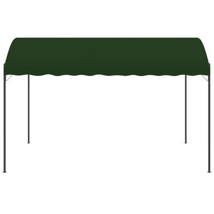 vidaXL Gazebo 4 x 3 x 2.6 m Green Polyester and Steel