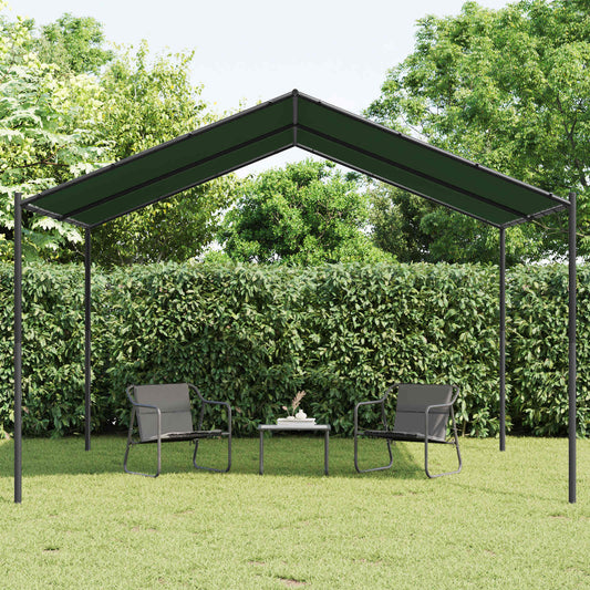 vidaXL Gazebo 4 x 4 x 2.6 m Taupe Polyester and Steel