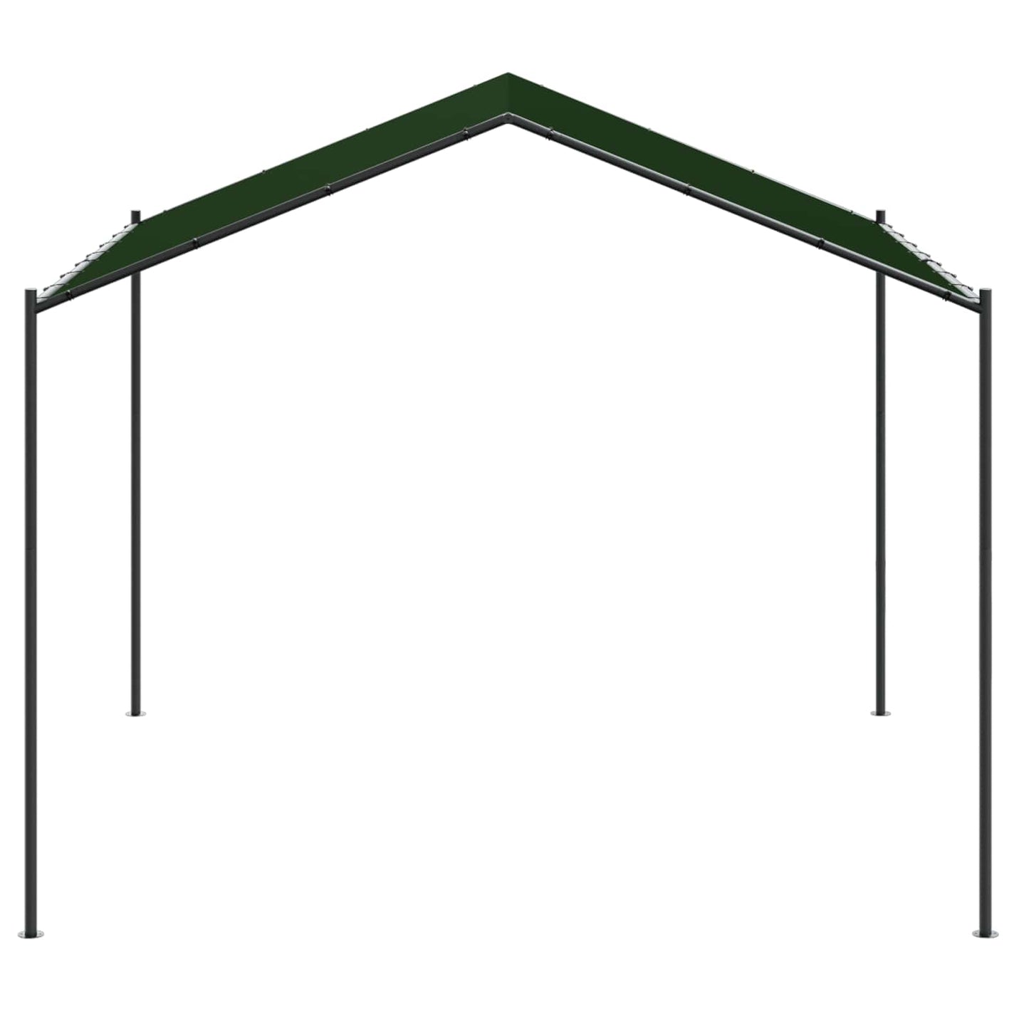 vidaXL Gazebo 4 x 4 x 2.6 m Taupe Polyester and Steel