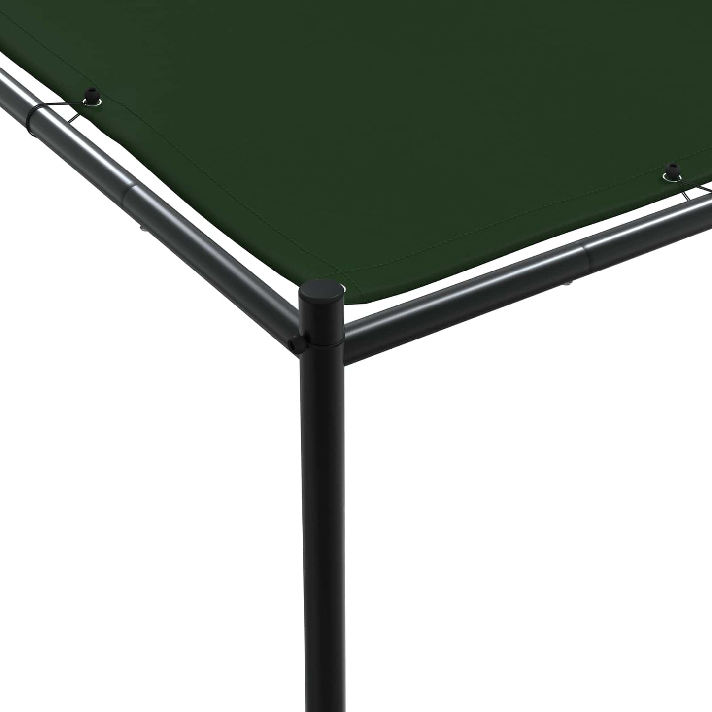 vidaXL Gazebo 4 x 3.98 x 2.67 m Green Polyester and Steel