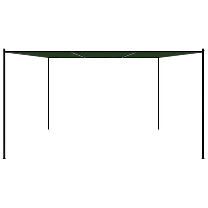 vidaXL Gazebo 4 x 3.98 x 2.67 m Green Polyester and Steel