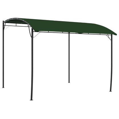 vidaXL Gazebo 3 x 3 x 2.55 m Green Powder-Coated Steel and Fabric