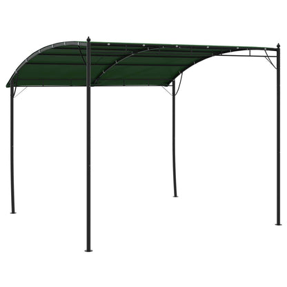 vidaXL Gazebo 3 x 3 x 2.55 m Green Powder-Coated Steel and Fabric