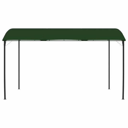 vidaXL Gazebo 4 x 3 x 2.55 m Green Powder-Coated Steel and Fabric