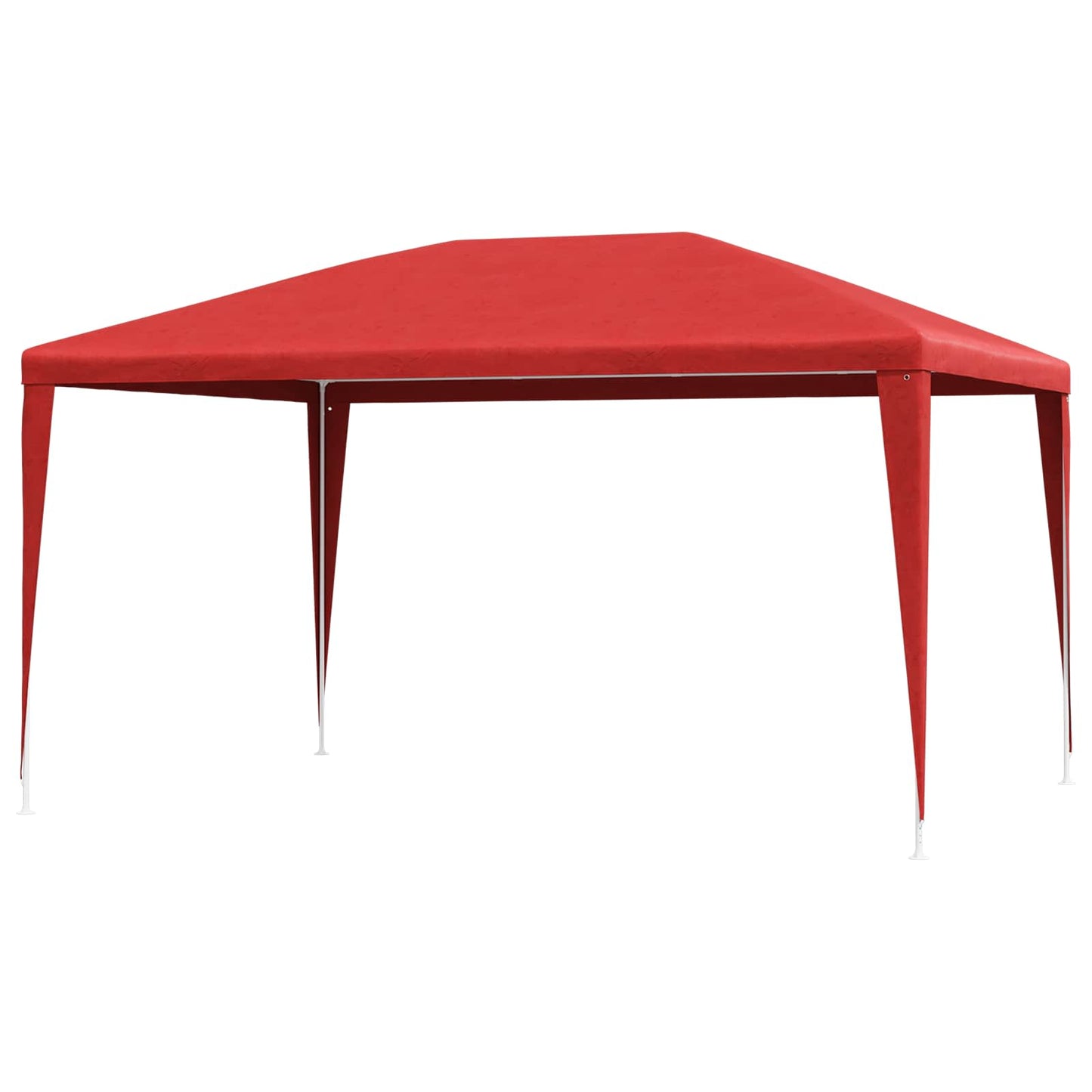 vidaXL Party Tent 400 x 300 x 255 cm Red PE and Steel