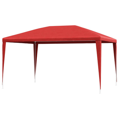 vidaXL Party Tent 400 x 300 x 255 cm Red PE and Steel