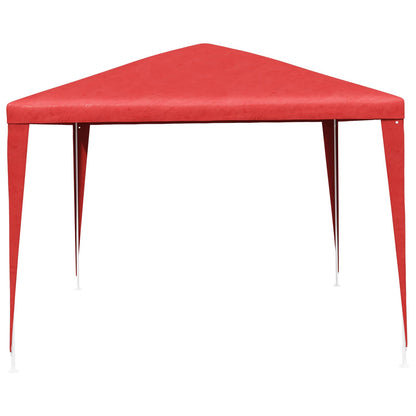 vidaXL Party Tent 400 x 300 x 255 cm Red PE and Steel