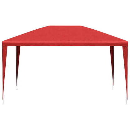 vidaXL Party Tent 400 x 300 x 255 cm Red PE and Steel