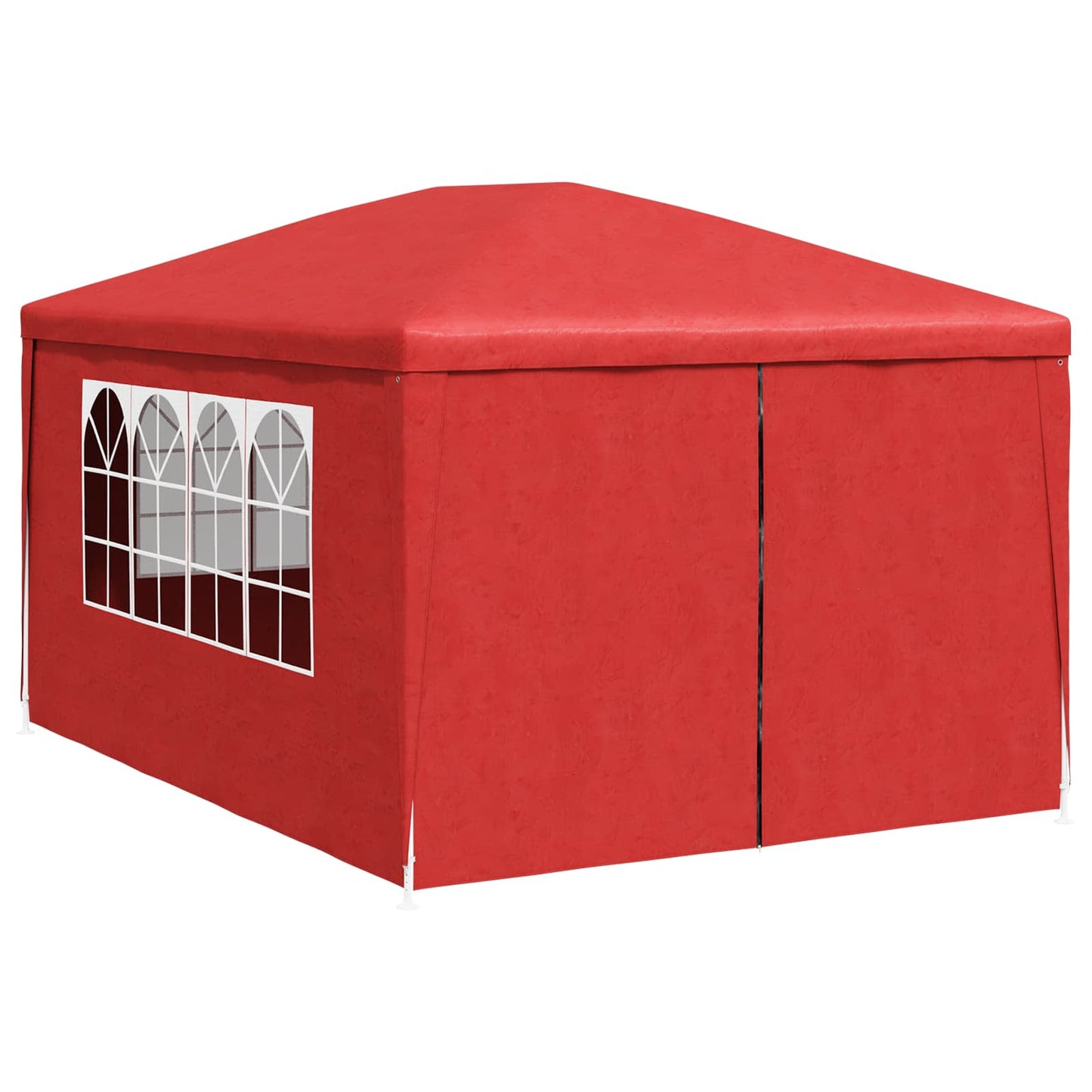 vidaXL Party Tent 400 x 300 x 255 cm Red PE and Steel