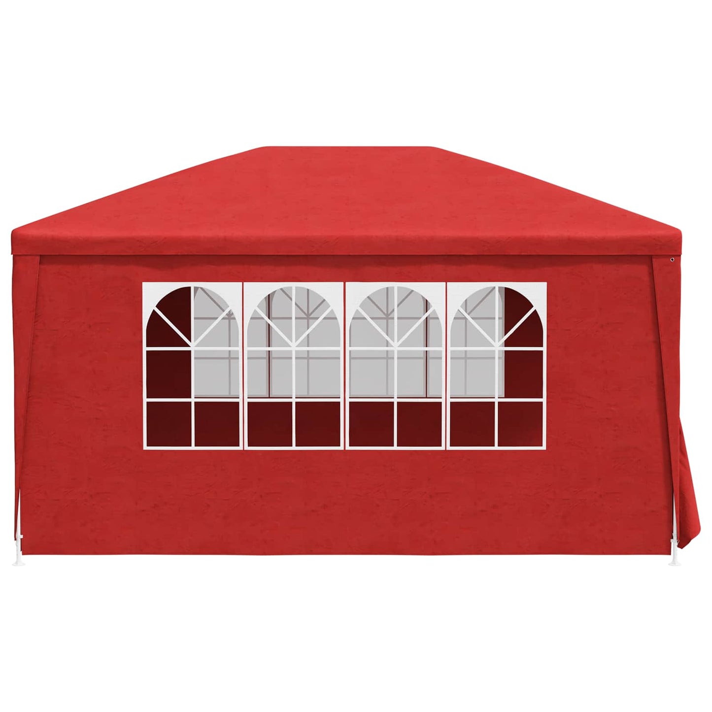 vidaXL Party Tent 400 x 300 x 255 cm Red PE and Steel