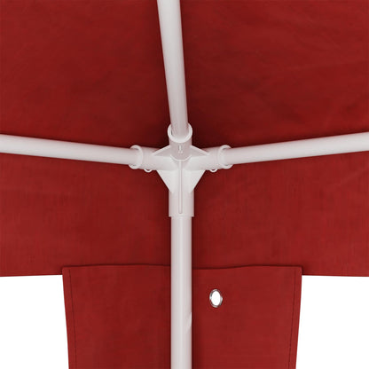 vidaXL Party Tent Red 600 x 300 x 255 cm PE and Steel