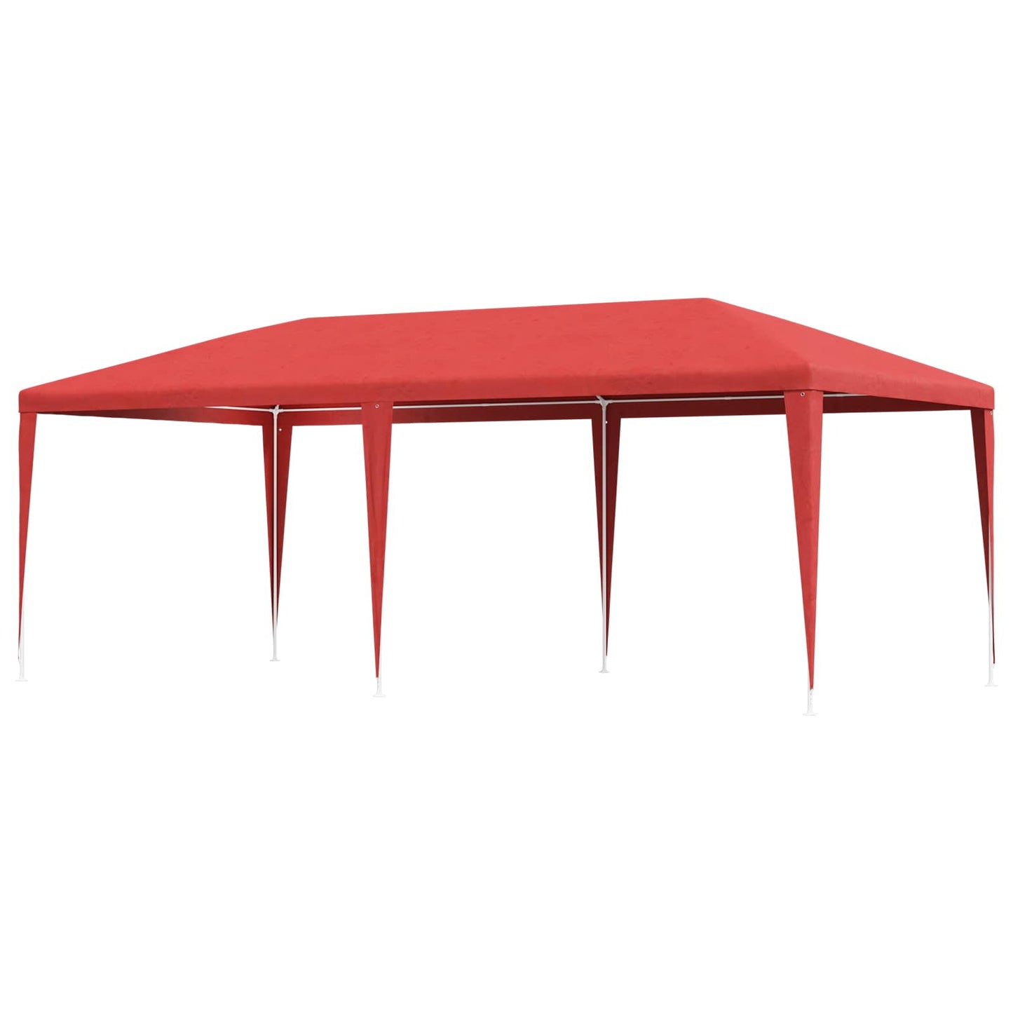 vidaXL Party Tent Red 600 x 300 x 255 cm PE and Steel