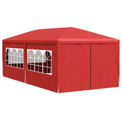 vidaXL Party Tent 600 x 300 x 255 cm Red PE and Steel