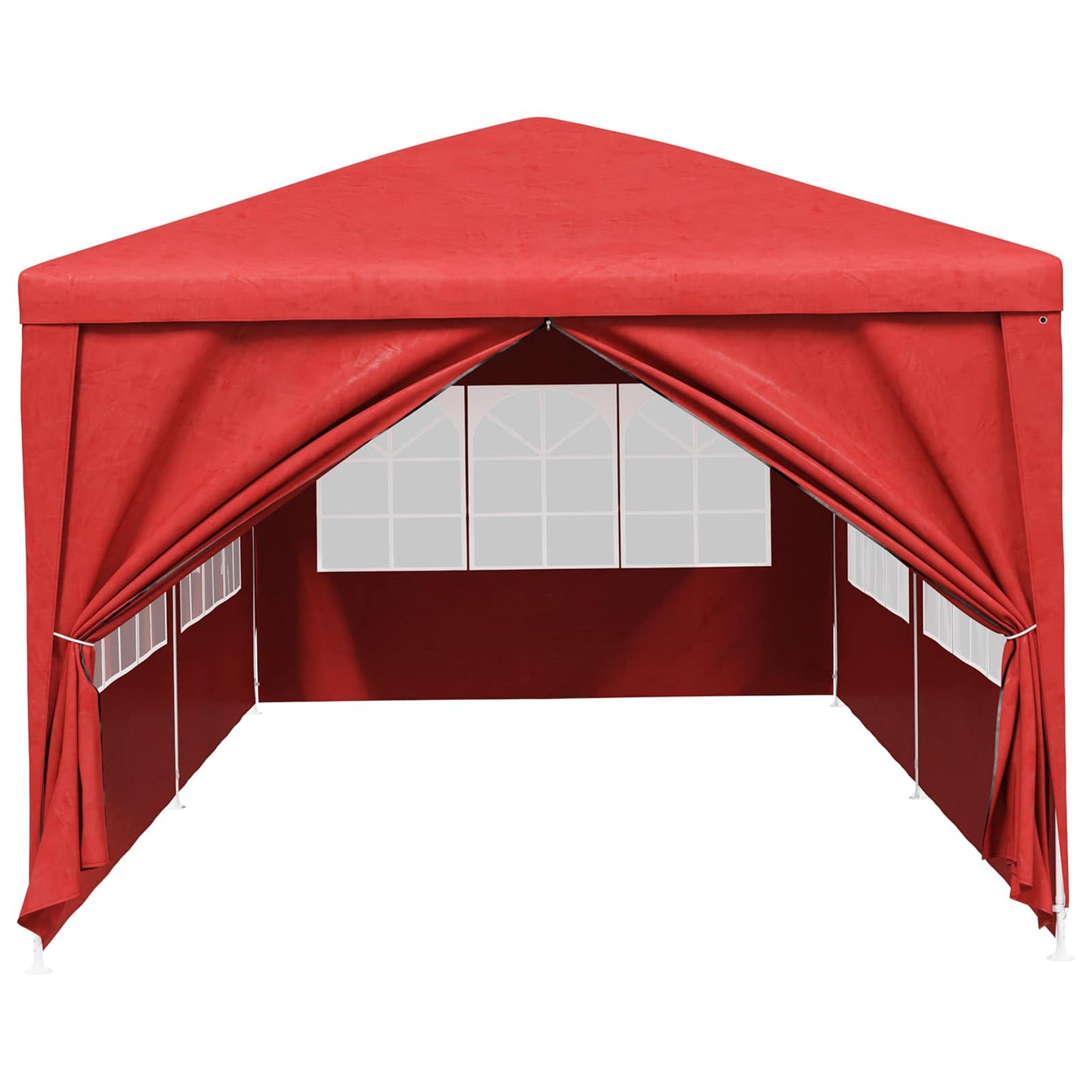 vidaXL Party Tent 600 x 300 x 255 cm Red PE and Steel
