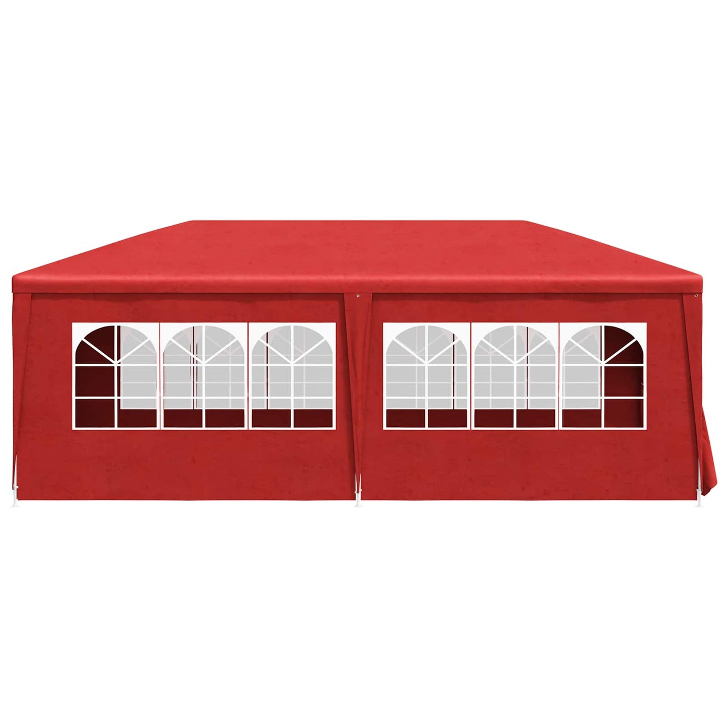 vidaXL Party Tent 600 x 300 x 255 cm Red PE and Steel