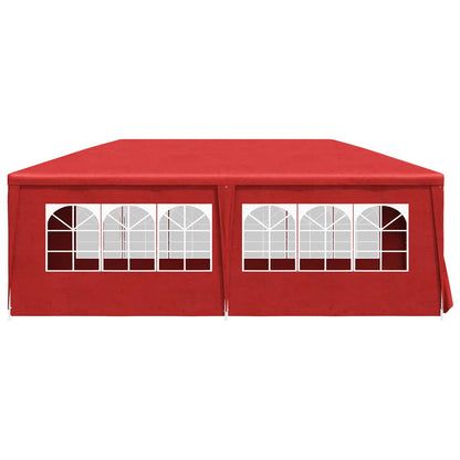vidaXL Party Tent 600 x 300 x 255 cm Red PE and Steel