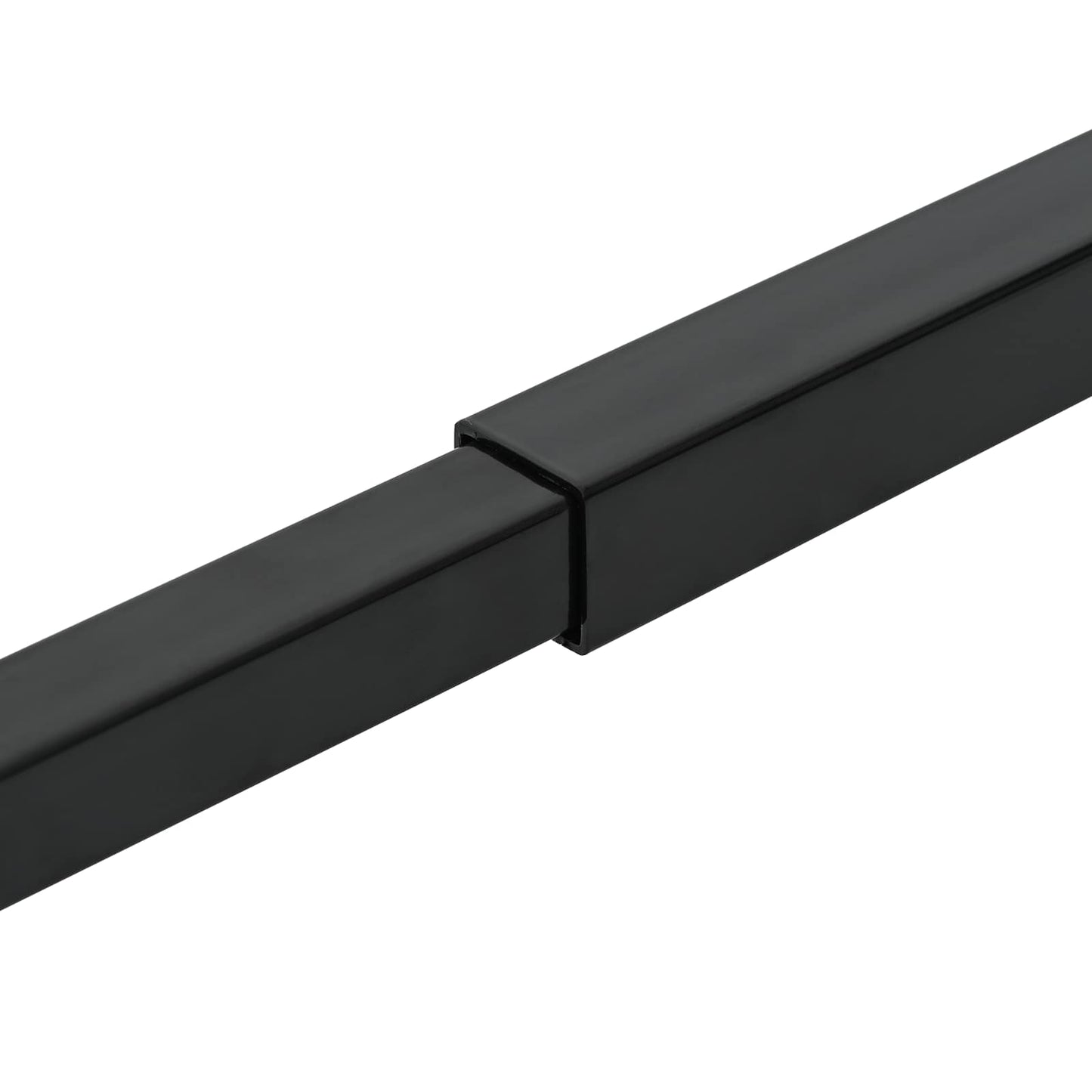 vidaXL Adjustable Window Safety Bar 3 pcs Black Steel